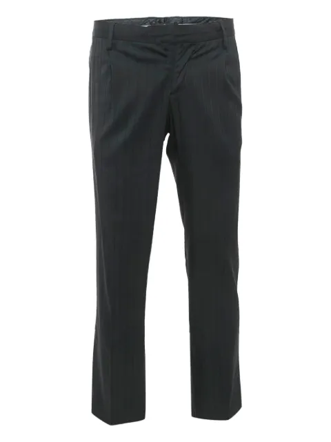 Dolce & Gabbana Pre-Owned pinstripe trousers Black 1107108