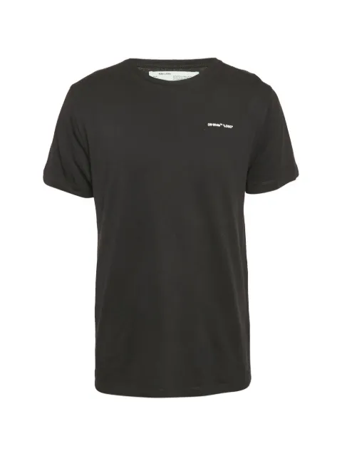 Off-White Pre-Owned cotton crew-neck T-shirt Black 1149300