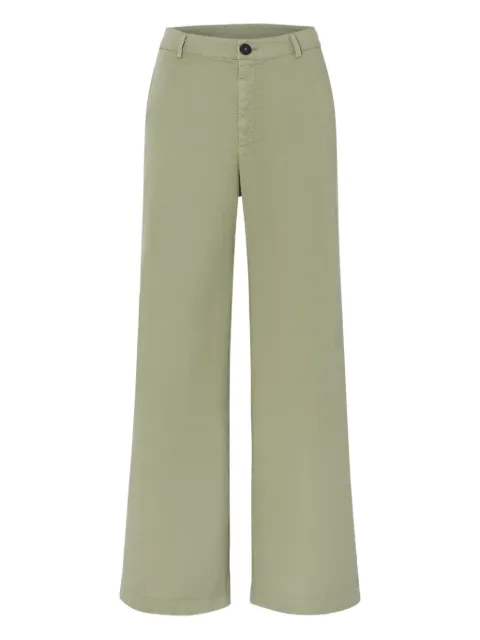 Forte Forte patch-pocket trousers Green 99026024