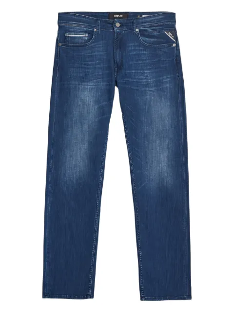 Replay logo patch jeans Blue MA972Z03241A783009