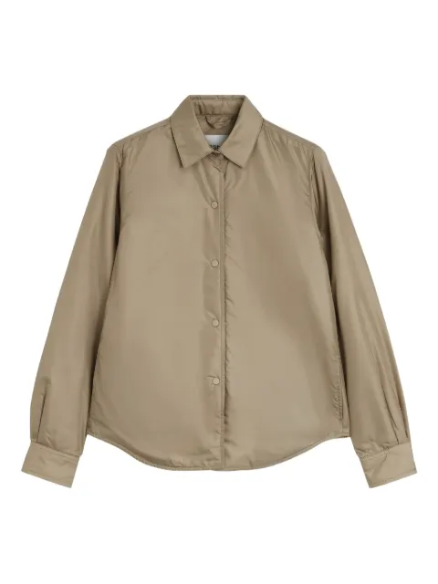 ASPESI buttoned padded shirt Neutrals 25PNG2947961C9