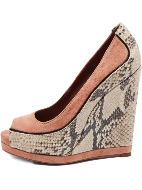 Tory Burch 110mm wedge sandals Neutrals 659520