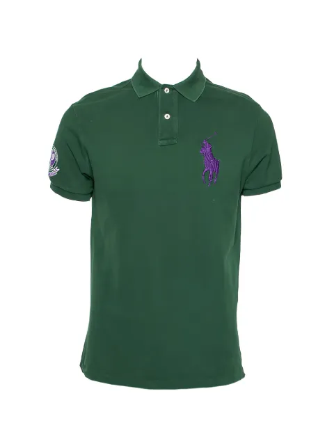 Polo Ralph Lauren Vintage 2024 embroidered logo piqué polo shirt Green 606547
