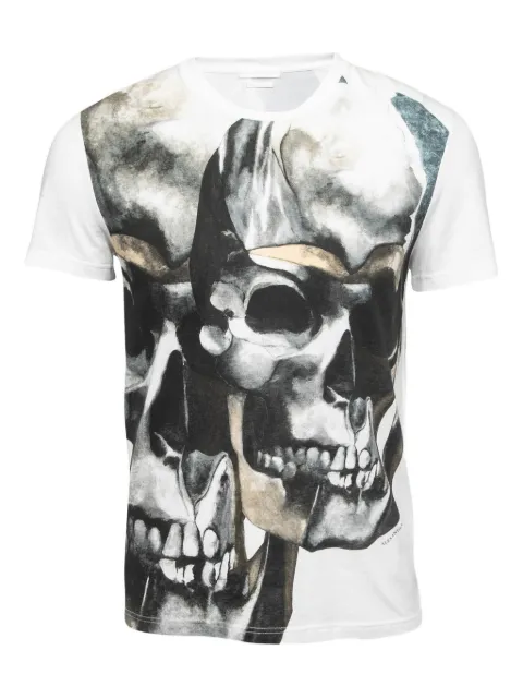 Alexander McQueen Pre-Owned skull-print T-shirt White 861040