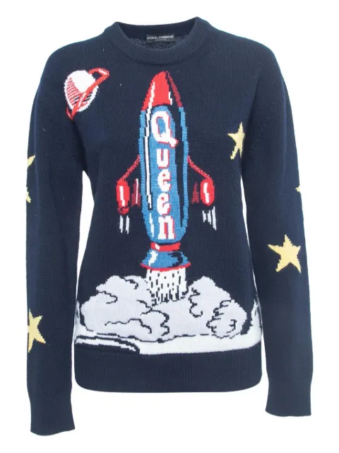 Dolce & Gabbana Pre-Owned cashmere sweater Blue 860454
