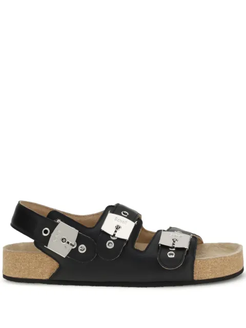 Balenciaga buckle-slingback sandals Black 840207WB2U1