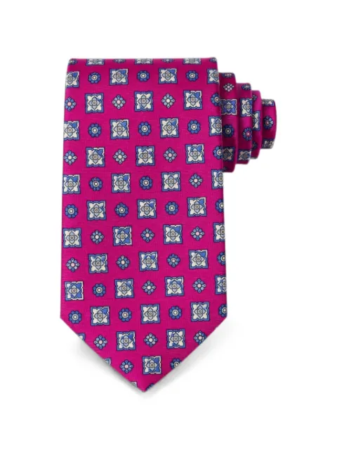Bona Furtuna geometric-print tie Pink 9CR900112