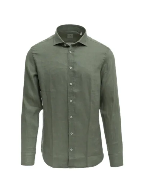 Bastoncino short-sleeve shirt Green B05010
