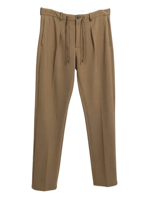 Circolo 1901 pleated drawstring trousers Brown CN4651