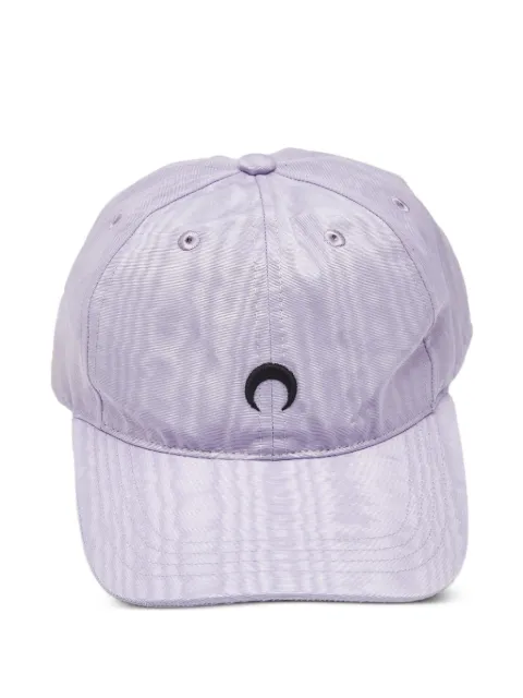 Marine Serre 2024 Moiré Fabric cap Purple 1158616