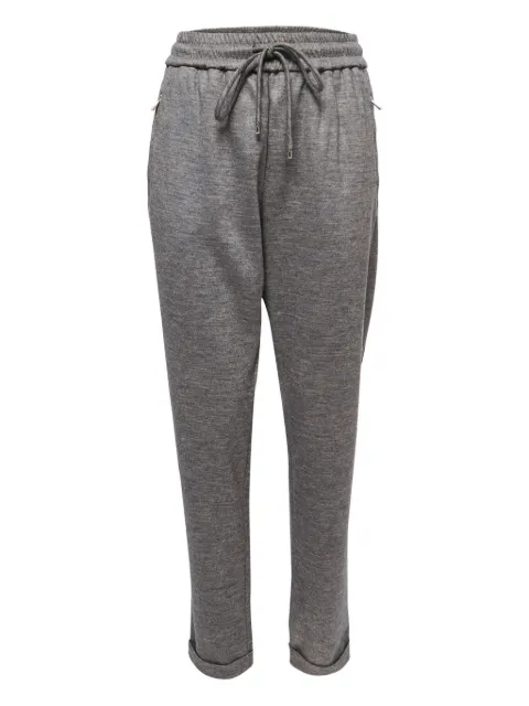 Carolina Herrera Vintage drawstring cuffed trousers Grey 795856