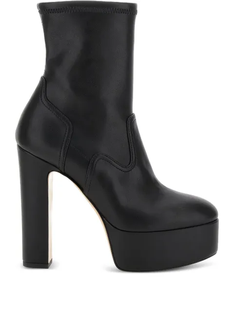 Casadei Patty platform boots Black 1R532A1301LAABD