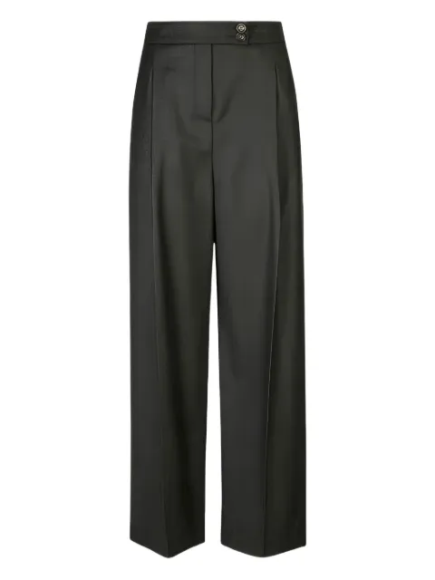 Eleventy pleated palazzo pants Black L80PANL02TES0L123168