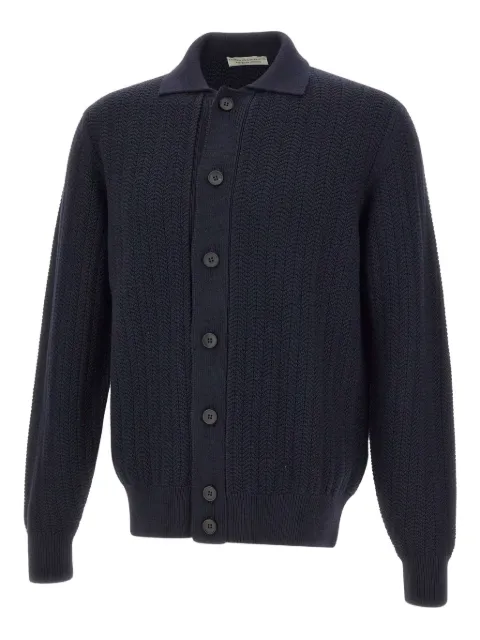 Filippo De Laurentiis wool button-down cardigan Blue CA3MLWM7F890