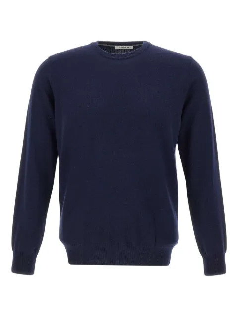 Kangra ribbed crew-neck sweater Blue 200101692