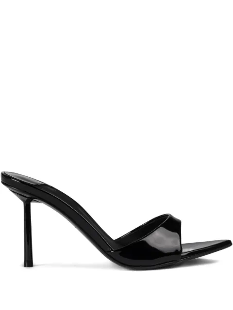 Le Silla 80mm Bella patent leather sandals Black 6625E080BXPPGSL