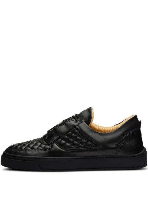 Leandro Lopes Faisca quilted-pattern sneakers Black LL039P02