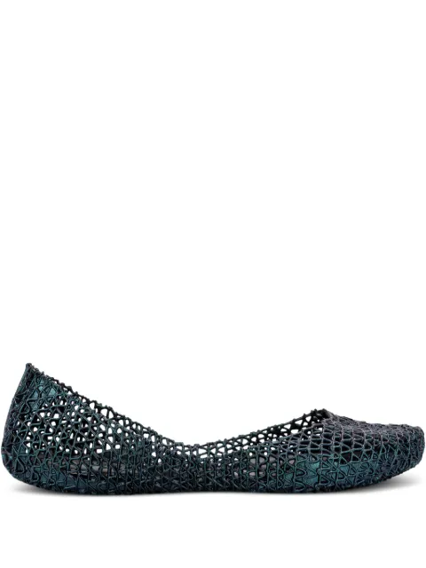 Melissa x Campana Papel flats Black 33693AF046