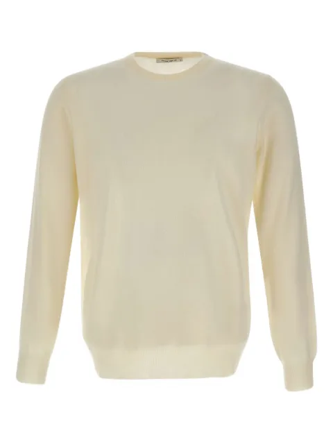 Kangra crew-neck ribbed-edge sweater Neutrals 200801171