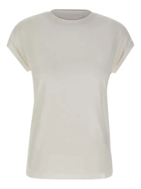 Eleventy cuffed crew-neck T-shirt Grey L80TSHB02TES0L2470002