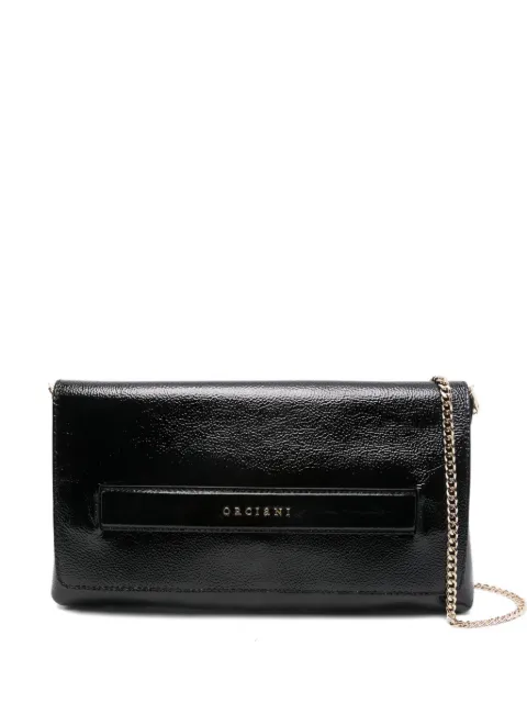 Orciani leather clutch bag Black B02210VYLNERO