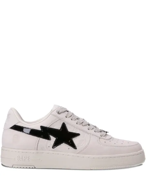 A BATHING APE® STA logo-patch sneakers White 001FWL301310M