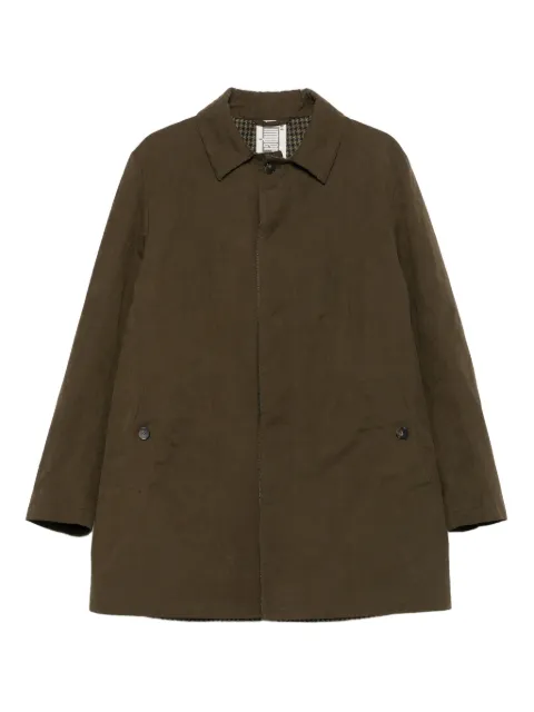 L'impermeabile buttoned raincoat Green BRANDOPEACHCOTUKS