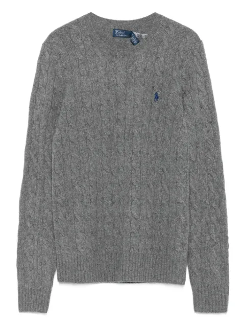 Polo Ralph Lauren cable wool-cashmere crewneck jumper Grey 211971865501