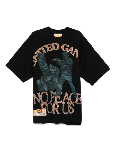 PDF graphic-print T-shirt Black MDFM54029TJ110BKGA