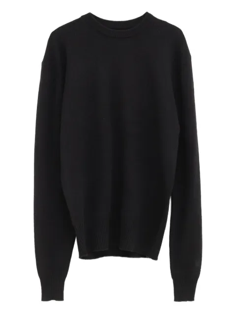 TOTEME round-neck cashmere sweater Black 254WRT0613YA0222001