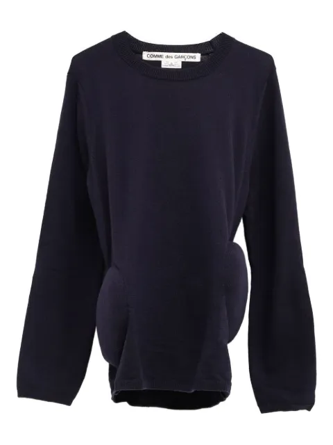 Comme Des Garçons padded-hips sweater Blue GPN002W25