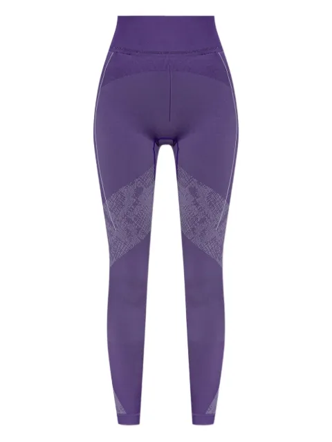 adidas by Stella McCartney seamless snake-print leggings Purple JN0544
