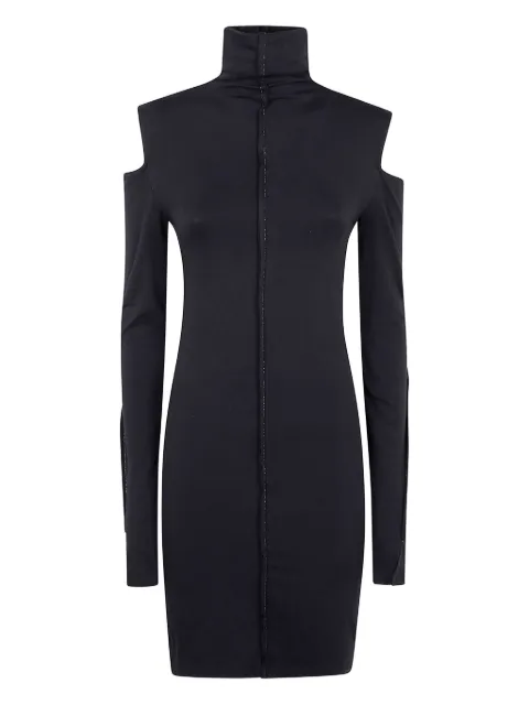 Thom Krom turtleneck cut-out day dress Black WD46