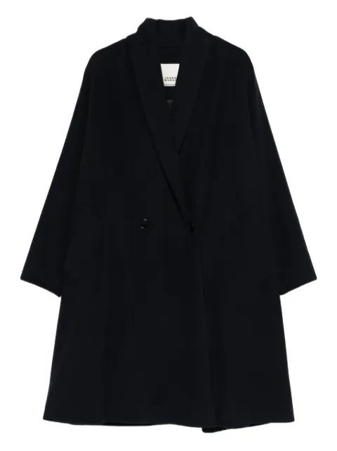 ISABEL MARANT double-breasted nylon coat Black MA0466FAC3D03I