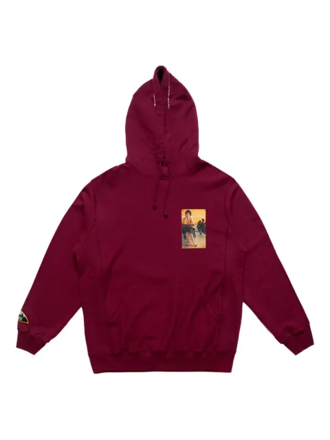 Undercover x Twin Peaks zip-detail hoodie Red UC2D48012