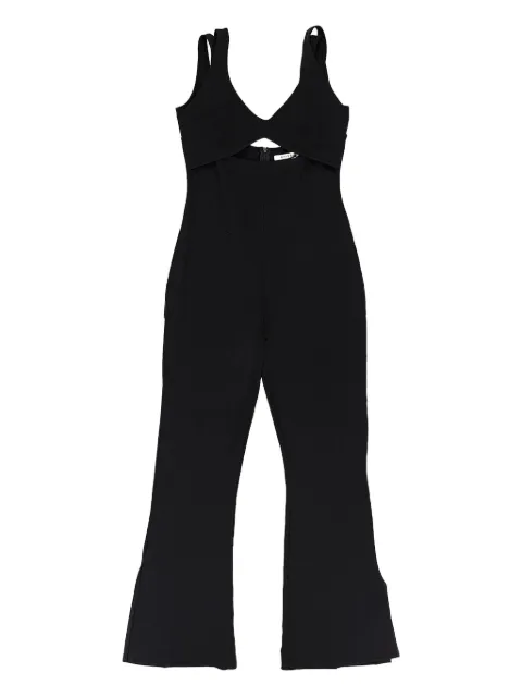 RHUDE cut-out flared jumpsuit Black RHFW22JU030823720372