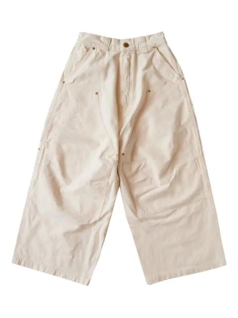Willy Chavarria Stockton bootcut jeans White WCBTM0005016