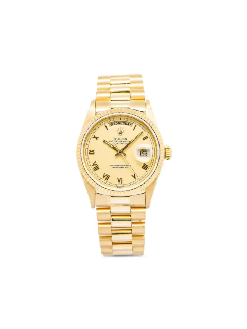 Rolex Gold DayDate Fluted 36mm Gold 18038