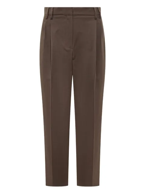 Brunello Cucinelli pleated-front trousers Brown MA126P8308C4222