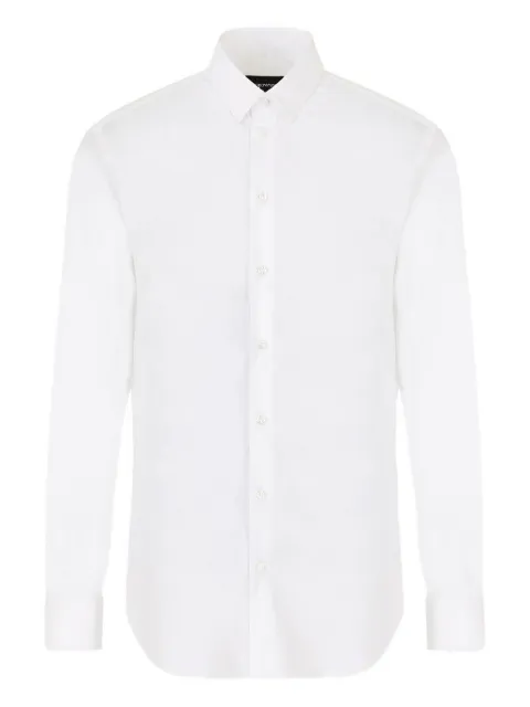Emporio Armani long-sleeve buttoned shirt White 01CA9T0130C100