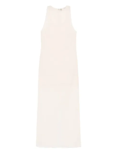 TOTEME crinkled scoop dress Neutrals 253WRD0196FB0432116