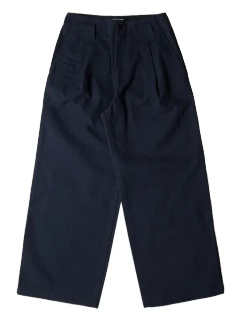 Kenzo pleated track pants Blue FF55PA3809GV