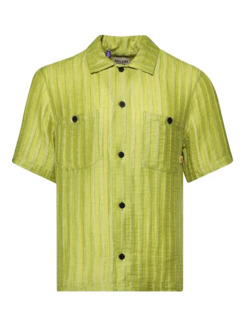 GALLERY DEPT. Playground striped shirt Green MS60062