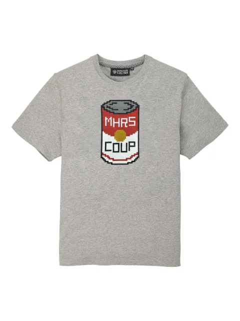 Mostly Heard Rarely Seen 8-Bit 8-bit graphic cotton T-shirt Grey MH03ADT14