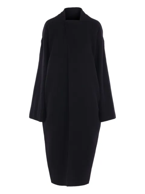 Rick Owens Island wool coat Black RP02E4909DB