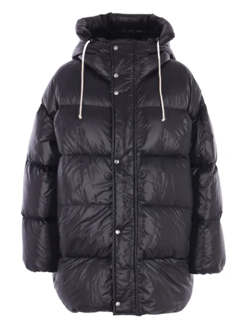 Jil Sander hooded button-up jacket Black J47AF0158J70007