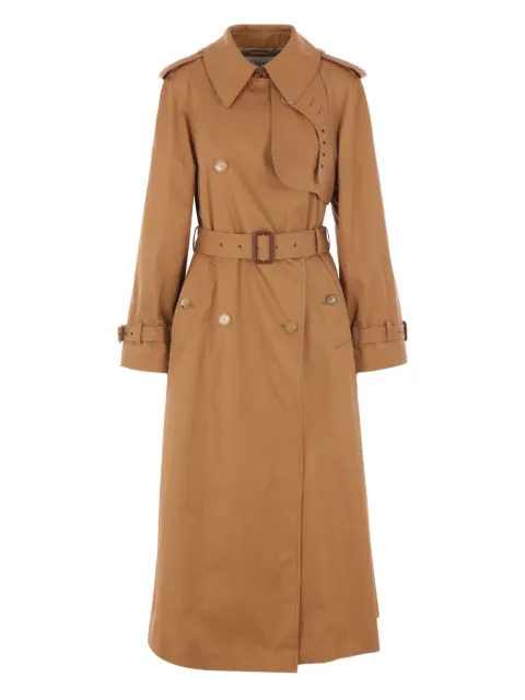 Chloé double-breasted belted trench coat Brown CH25AMA19093