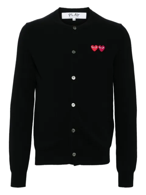 Comme Des Garçons Play heart-logo cardigan Black AXN057