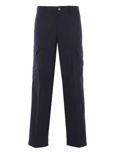 Stone Island cargo-pocket cotton trousers Blue K2S153100019S00F1