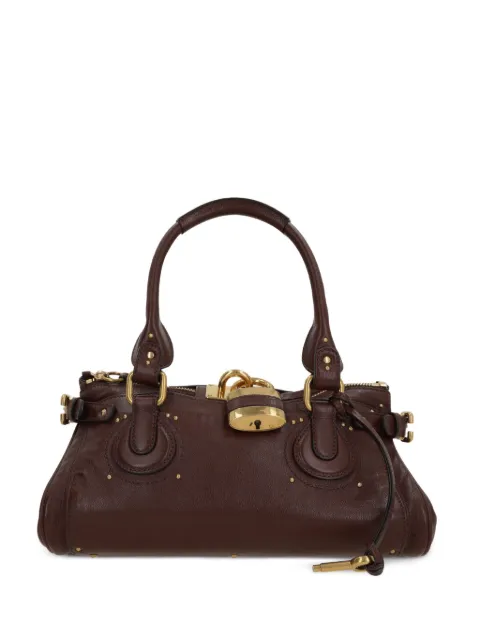 Chloé Paddington leather shoulder bag Brown CH25WS802P75